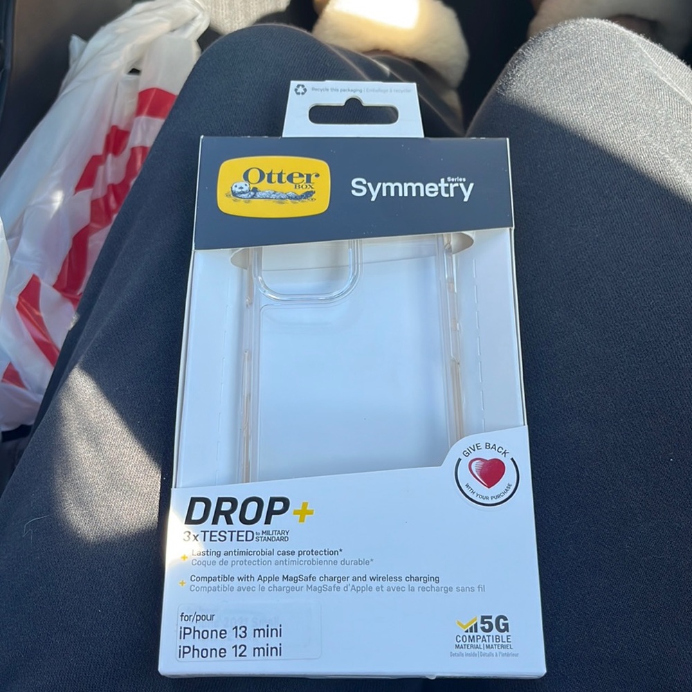 brand new otter box/ clear case/ iphone 13 mini